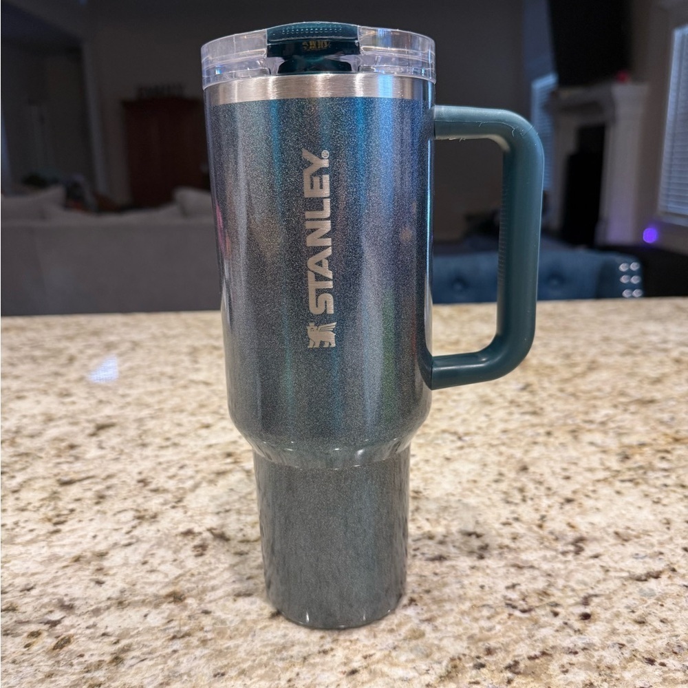 Stanley Shimmery Teal Insulated Mug with Handle